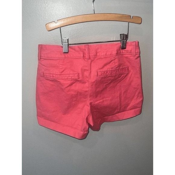 Old Navy Pixie Shorts Womens 0 Regular Chino Twill Lady Guav‎ Pink Pockets - Picture 2 of 4